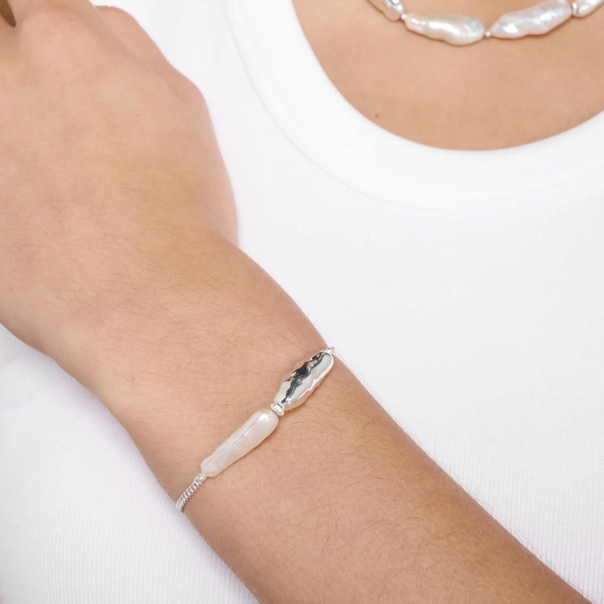 Lustre Bracelet Silver | Annie Mo's