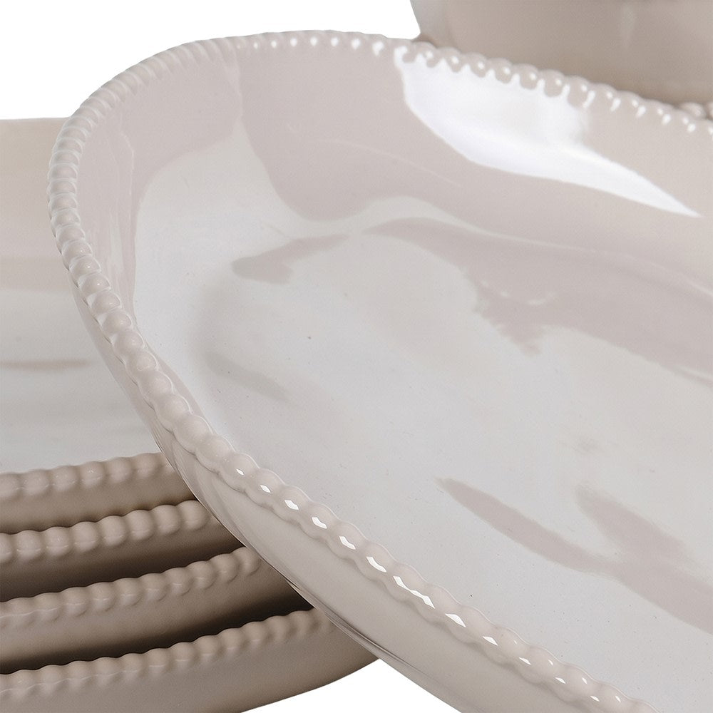 Twelve Piece Pebble Dinner Set | Annie Mo's-A