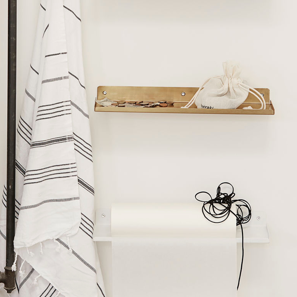 Ledge Shelf Brass 43cm | Annie Mo's