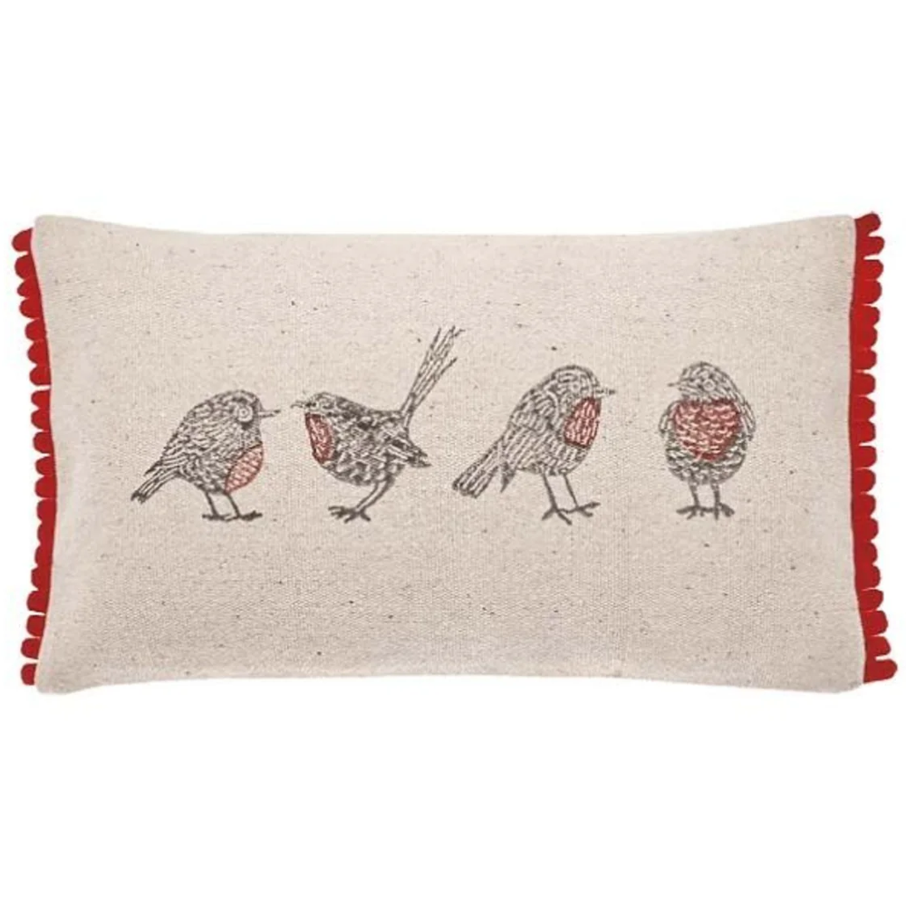 Forest Robin Cushion 30x50cm | Annie Mo's