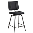 Jack Black PU Counter Height Bar Stool (Pair) | Annie Mo's