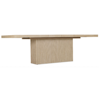 Nordic Tranquillity Rectangle Dining Table with Tambour Base