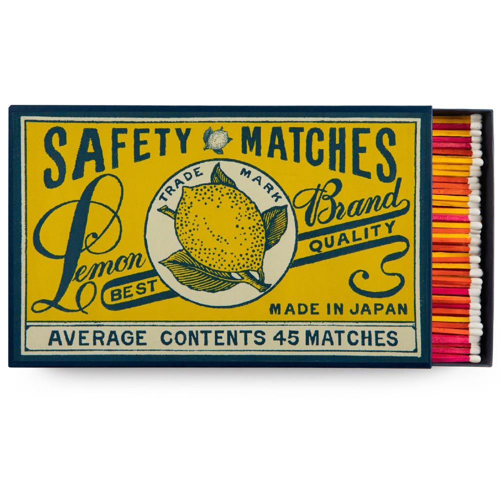 Lemon | Giant Matchboxes | Safety Matches