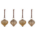 Varu Baubles - Black  and Gold - (Set of 4) 8cm