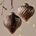 Varu Baubles - Black  and Gold - (Set of 4) 8cm