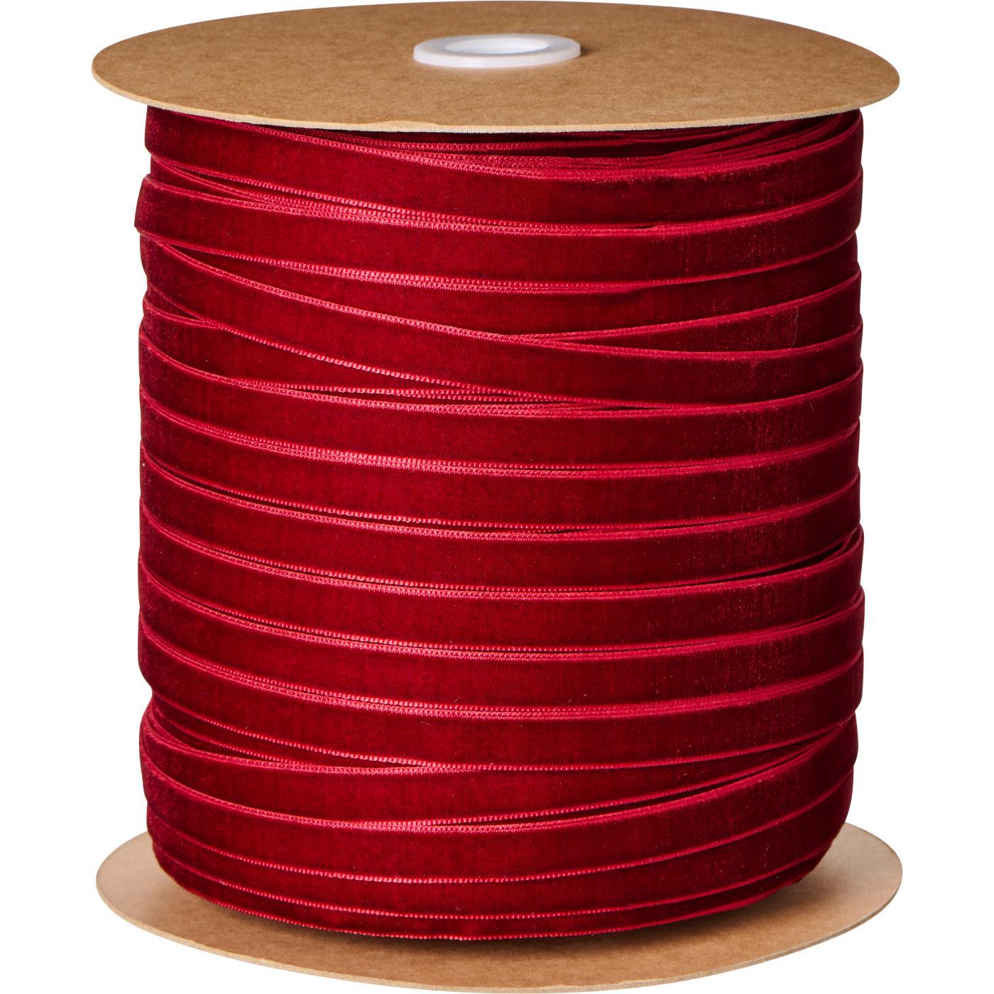 Velvet Bordeaux Ribbon Sold By The Metre | Annie Mo's