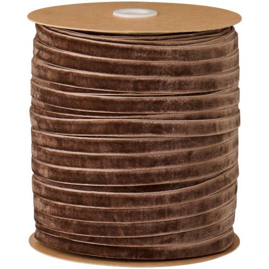 Velvet Chocolate Ribbon Sold By The Metre | Annie Mo's