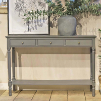 Venice Console Table- Diesel / Charcoal 120cm | Annie Mo's