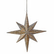 Very Large Hanging Textured Gold Star 96cm | Annie Mo's
