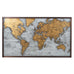 Vintage Style Gold Map 110cm