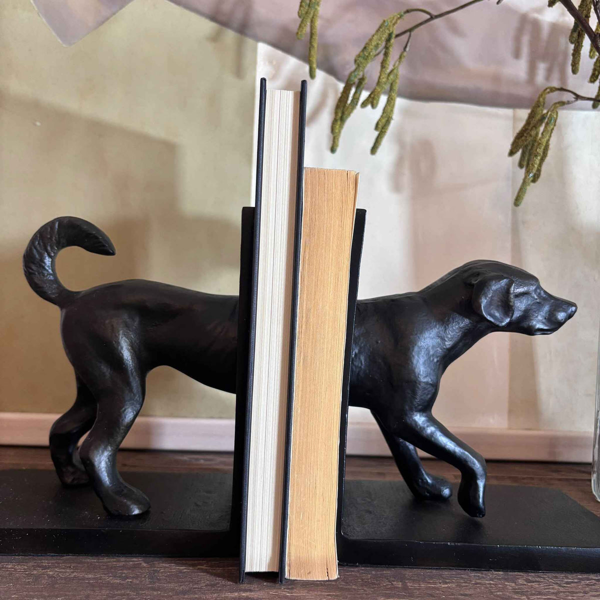 Vintages Hound Book Ends 3