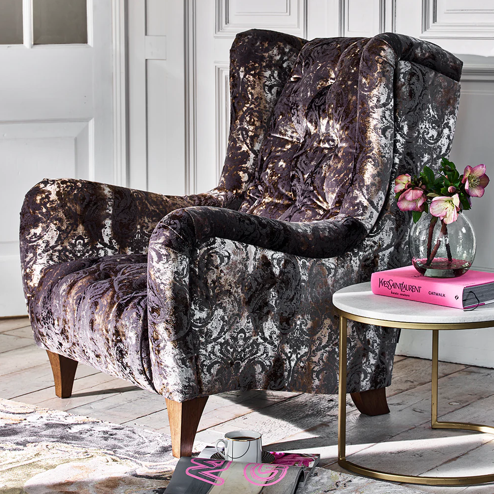 Viola Armchair | Patterned Fabrics | Annie Mo's
