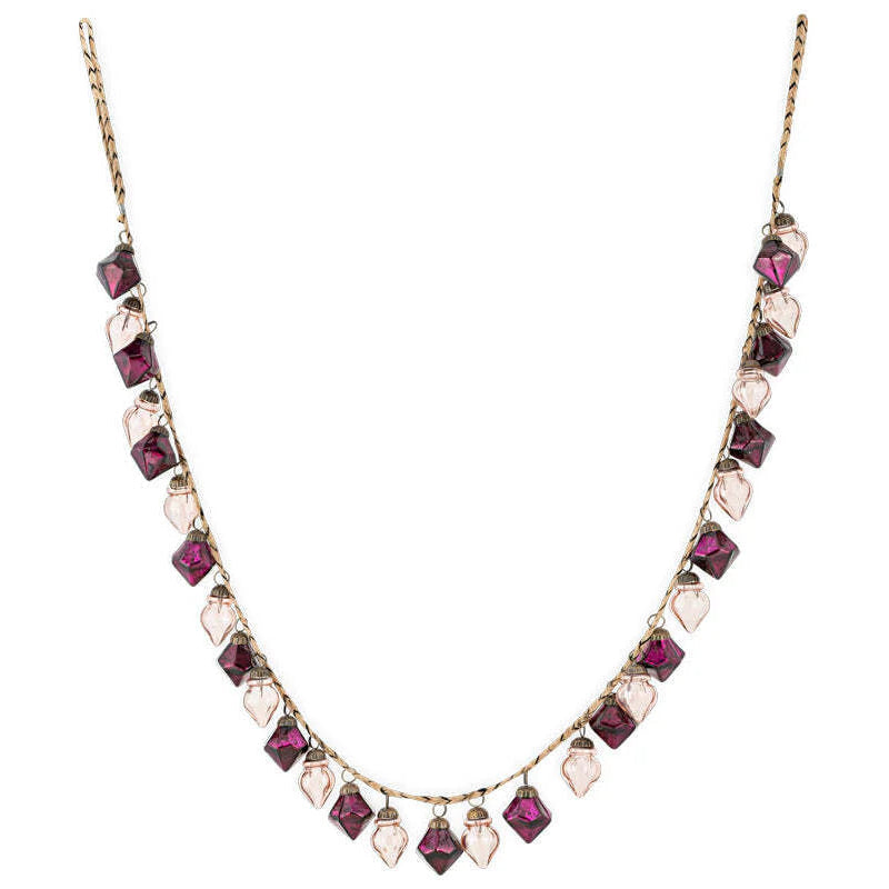 Ekiti Bauble Garland - Ruby and Copper 110cm | Annie Mo's B