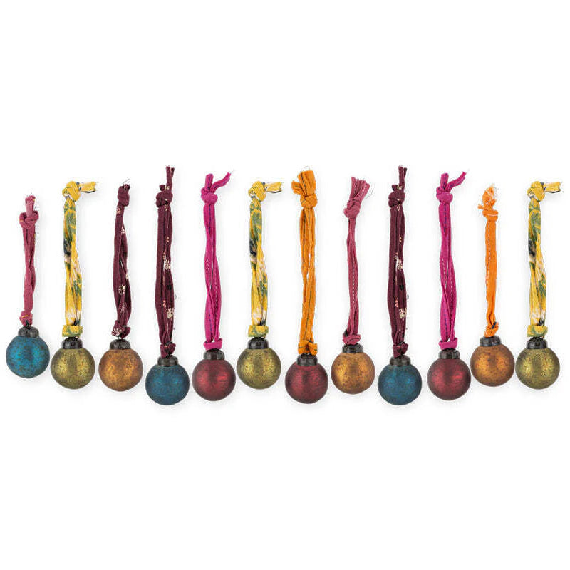 Oko Mini Baubles - Mixed Matt (Set of 12) 3cm | Annie Mo's B