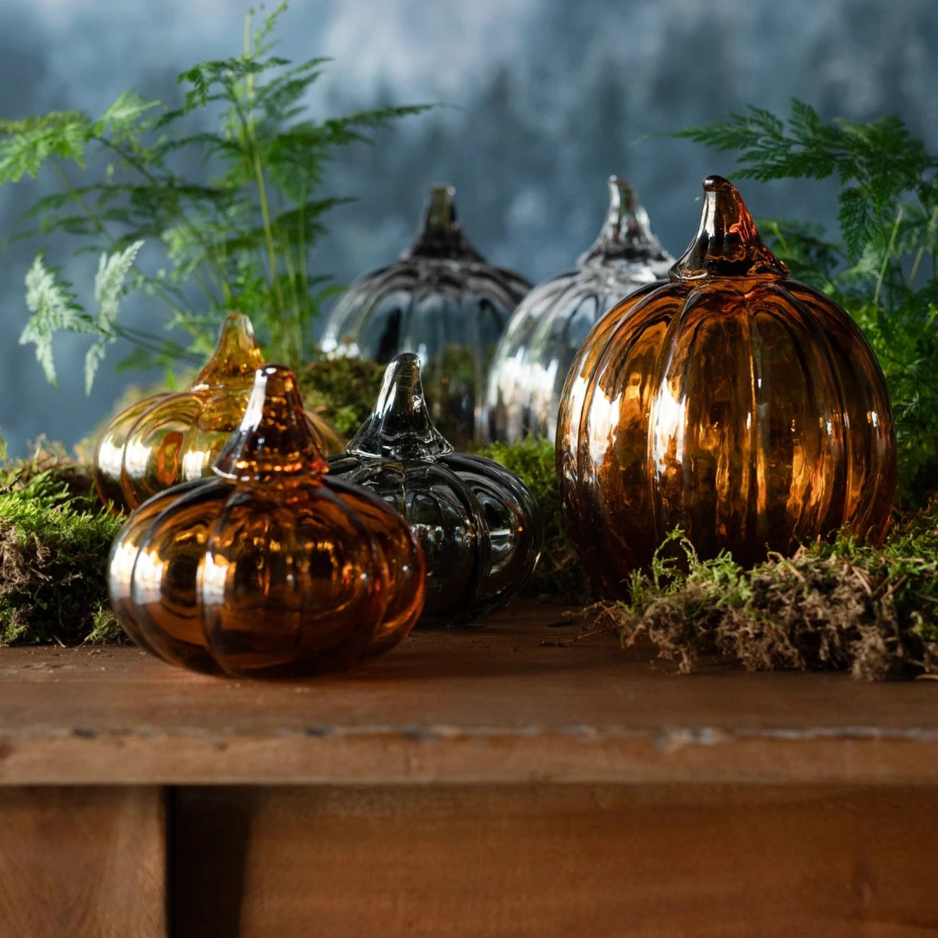 Glass Pumpkins - Colour Choice 11cm