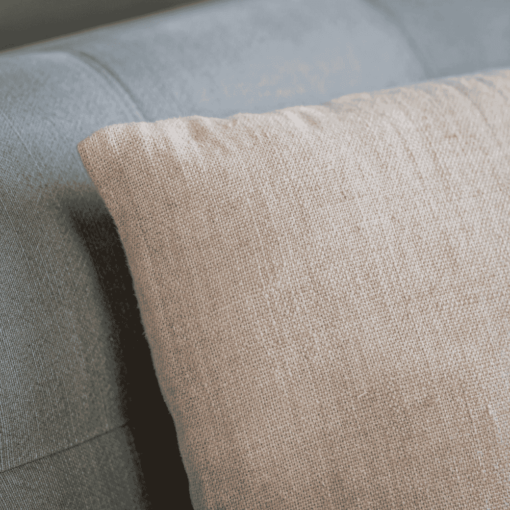 Walden 40cm Natural Linen Cushion-B