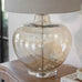 Waldron Amber Glass Lamp with Shade 72cm