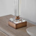 Waldron Faceted Glass Table Lamp 79cm