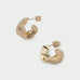Wave Earrings Gold | Annie Mo's