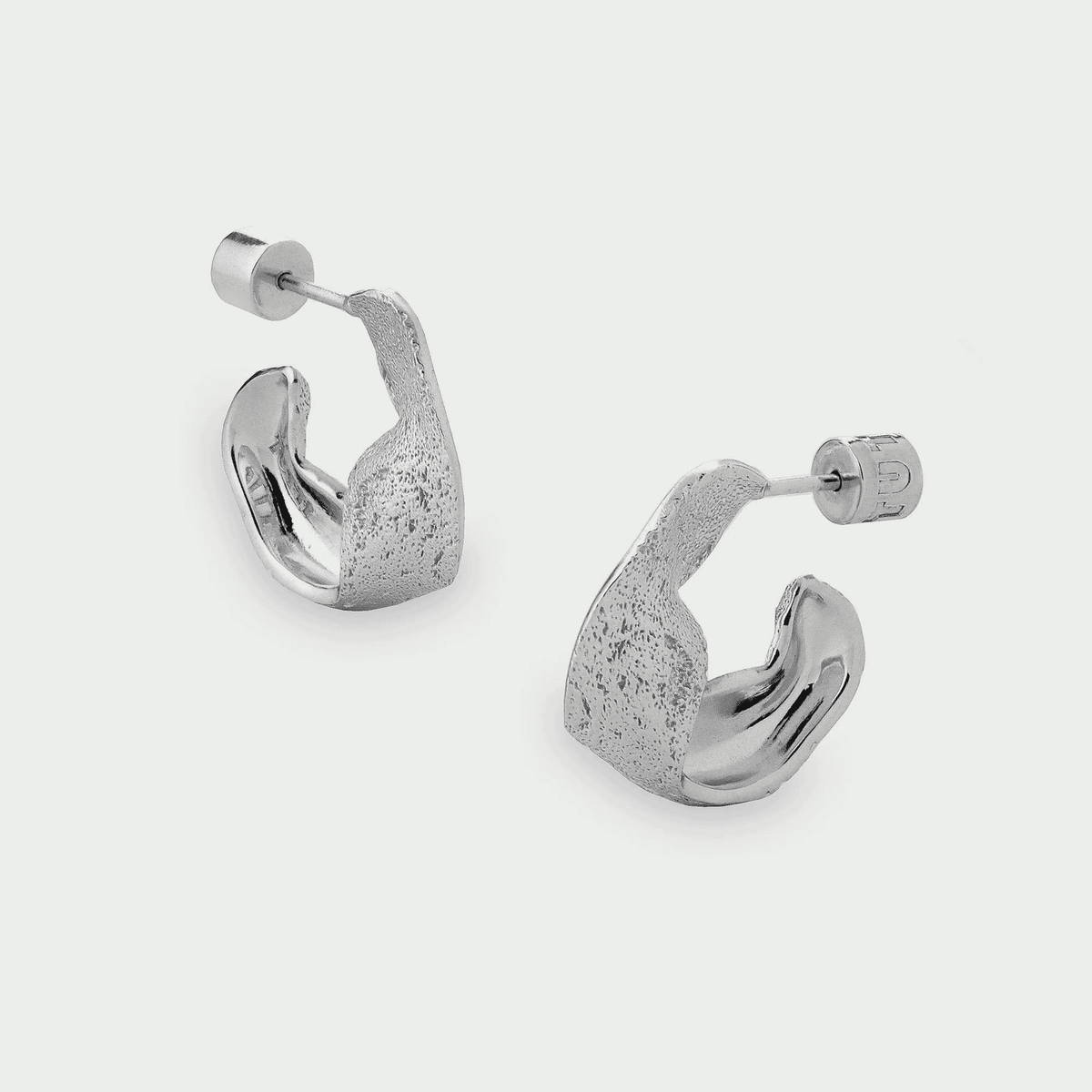 Wave Earrings Silver