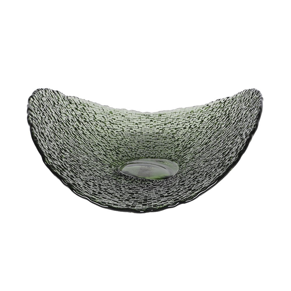 Wave Glass Plate 40cm-D