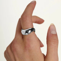 Wave Ring Silver | Annie Mo's