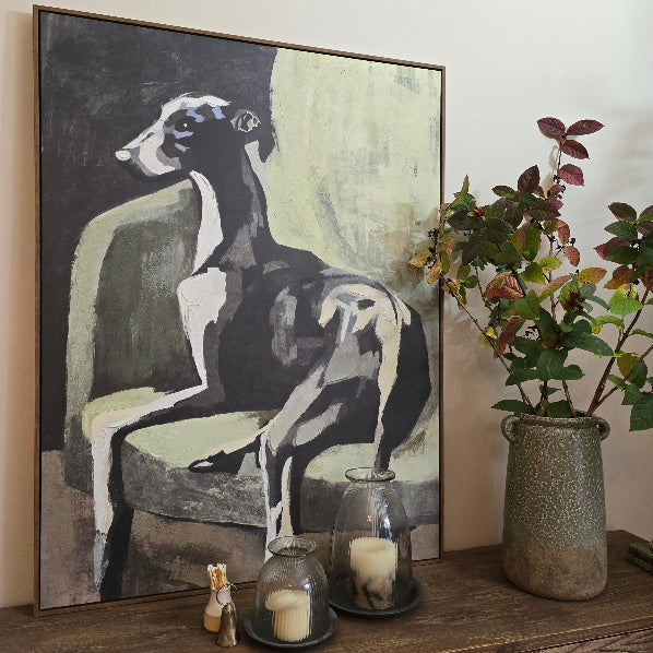 Whippet Canvas 120cm