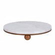 White Marble Tray with Ball Feet 40cm | Annie Mo's