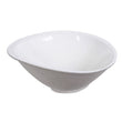 White Organically Shaped Serving Bowl 35cm