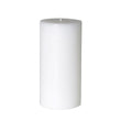 White Pillar Candle 20cm x 10cm | Annie Mo's