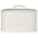 White Ceramic Oval Bread Bin