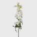 White Delphinium Spray with Leaves 90cm | Annie Mo's