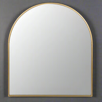 Wide Golden Framed Arch Wall Mirror 90cm | Annie Mo's