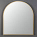 Wide Golden Framed Arch Wall Mirror 90cm | Annie Mo's