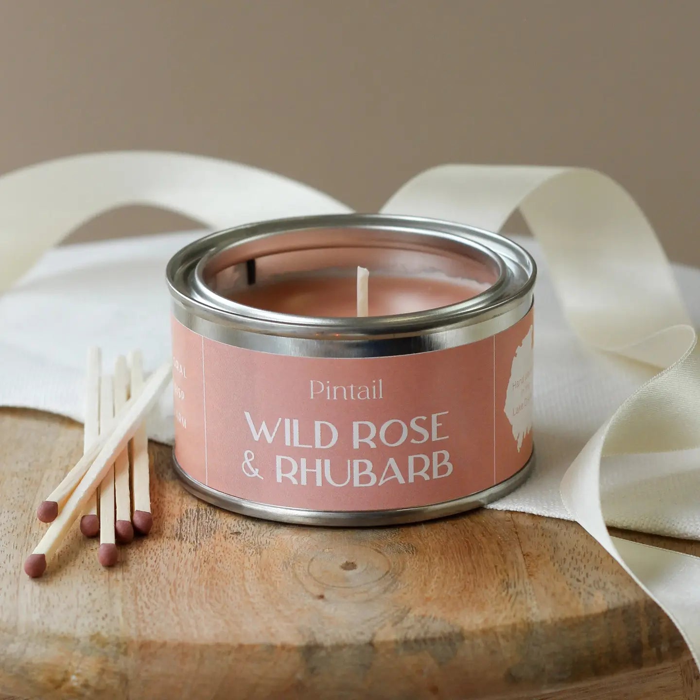 Wild Rose and Rhubarb Paint Pot