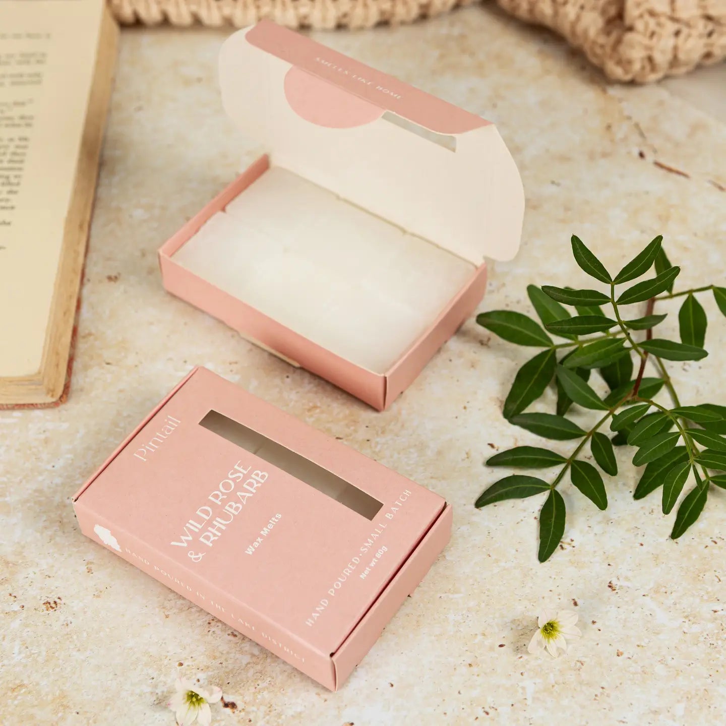 Wild Rose and Rhubarb Wax Melts