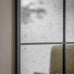 Wilton Antiqued Glass and Iron Window Mirror 184cm High