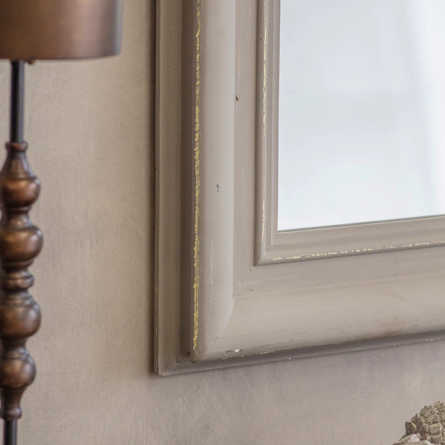 Wilton Grey Arched Window Mirror 150cm-B