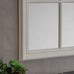 Wilton White Mirror with Wooden Grid 120cm