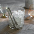 Winchcombe Recycled Glass Ice Bucket with Metal Tongs 17cm-B