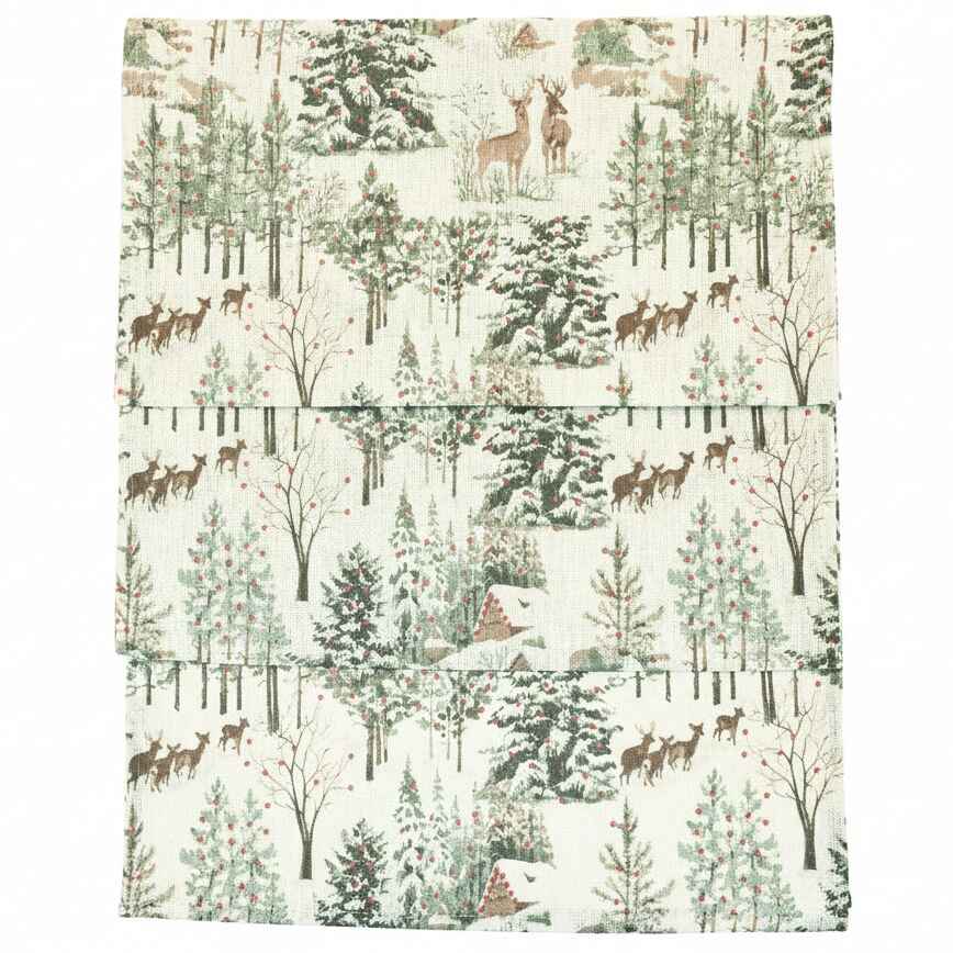Winter Scene Table Runner 32x220cm | Annie Mo's