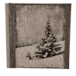 "Winter Spruce" Handmade Linen Hardcover Notebook