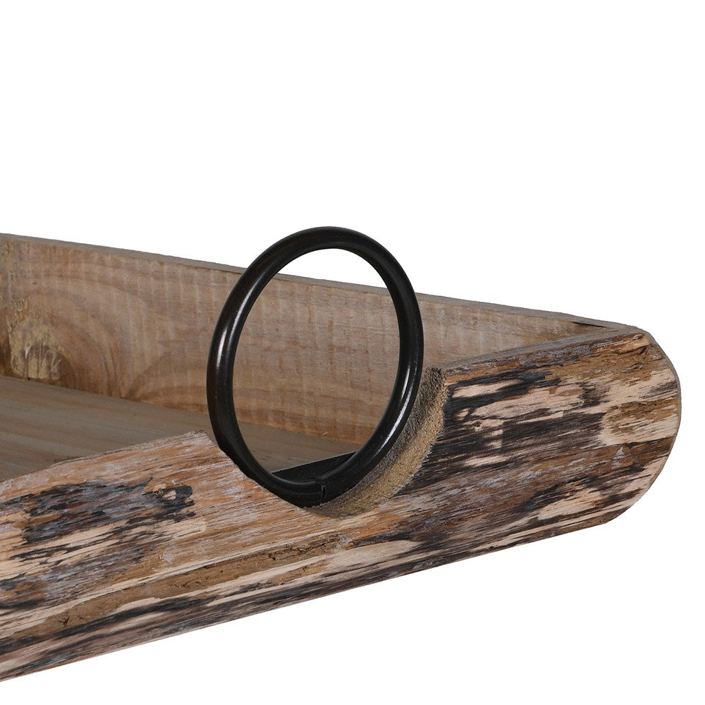 Wooden Tray with Handles C