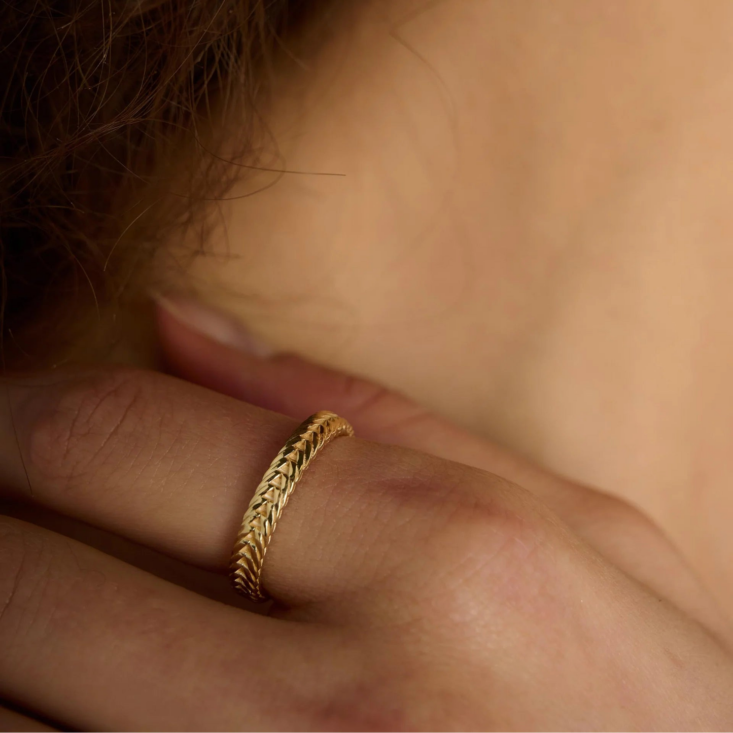 Woven Ring - Gold | Annie Mo's2