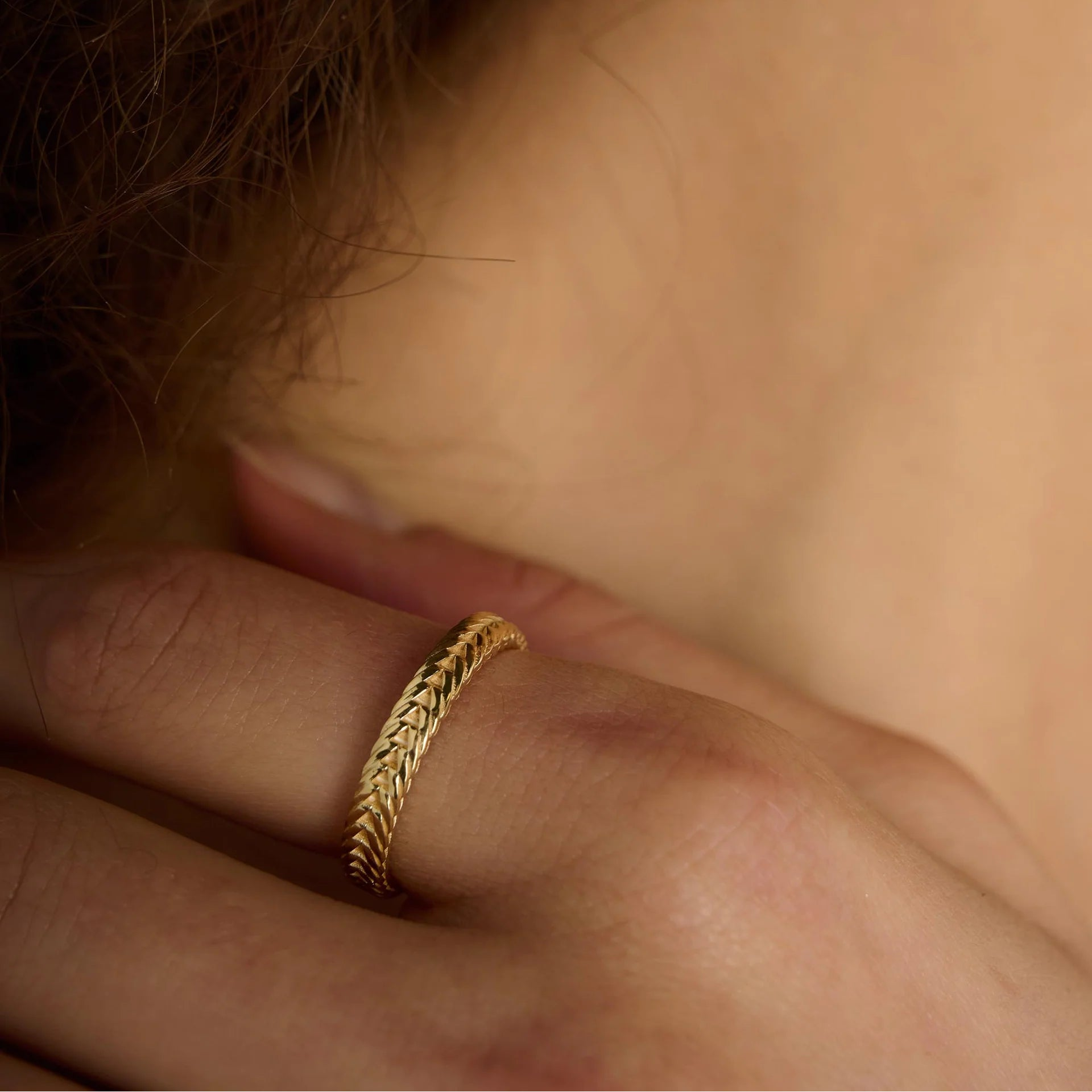 Woven Ring - Gold | Annie Mo's2
