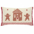 Gingerbread Cushion Feather Filled 30x50cm | Annie Mo's