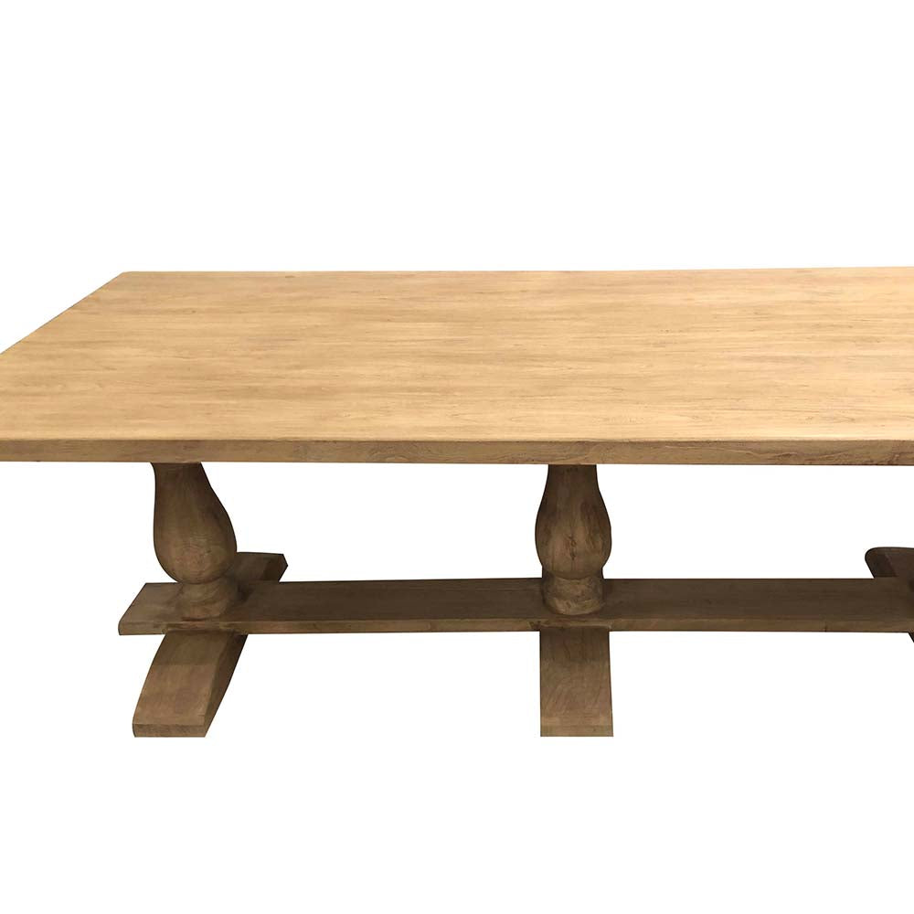 Casa Natural Wood Dining Table - Size Choice