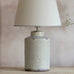 Ceramic Lamp Tilos With Cream Shade 63cm