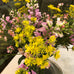Yellow Wild Fennel Spray 97cm D
