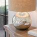 Claymore Glass Lamp with Shade 54cm High